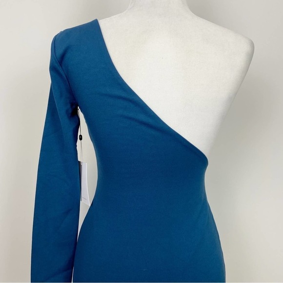 Lovers and Friends Valentina Mini Dress in Dark Teal - Picture 5 of 9